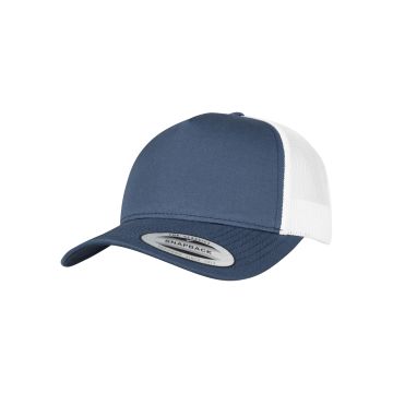 Casquette publicitaire trucker retro bicolore