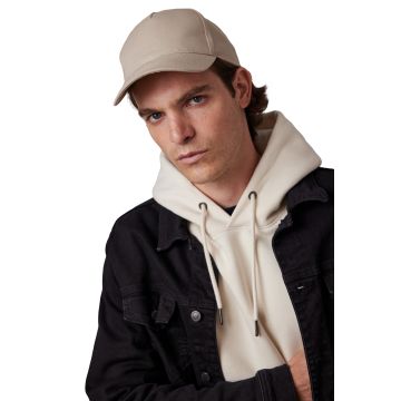 Casquette publicitaire en coton et polyester recyclés K-loop tracking 5 panneaux