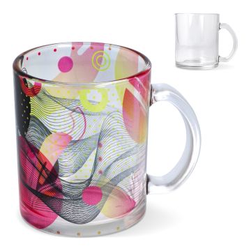 Mug publicitaire en verre subli Mallorca 335ml