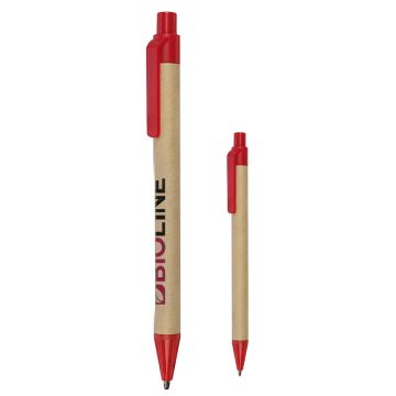 Stylo bille Pub écolo en carton recyclé