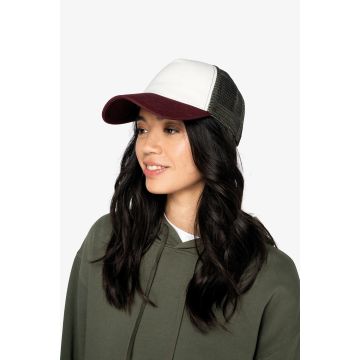 Casquette publicitaire trucker écoresponsable 5 panneaux unisexe