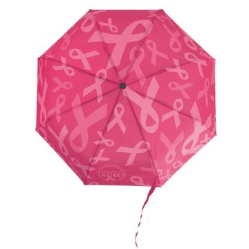 Parapluie pliable spécial Octobre Rose - Modèle 1