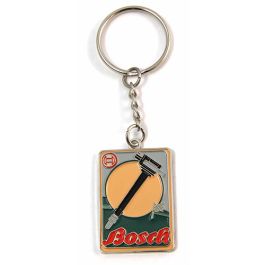 Porte-clés Métal Émaillé Roma - Produit Officiel - Idée Cadeau Promotionnelle - Design Détachable